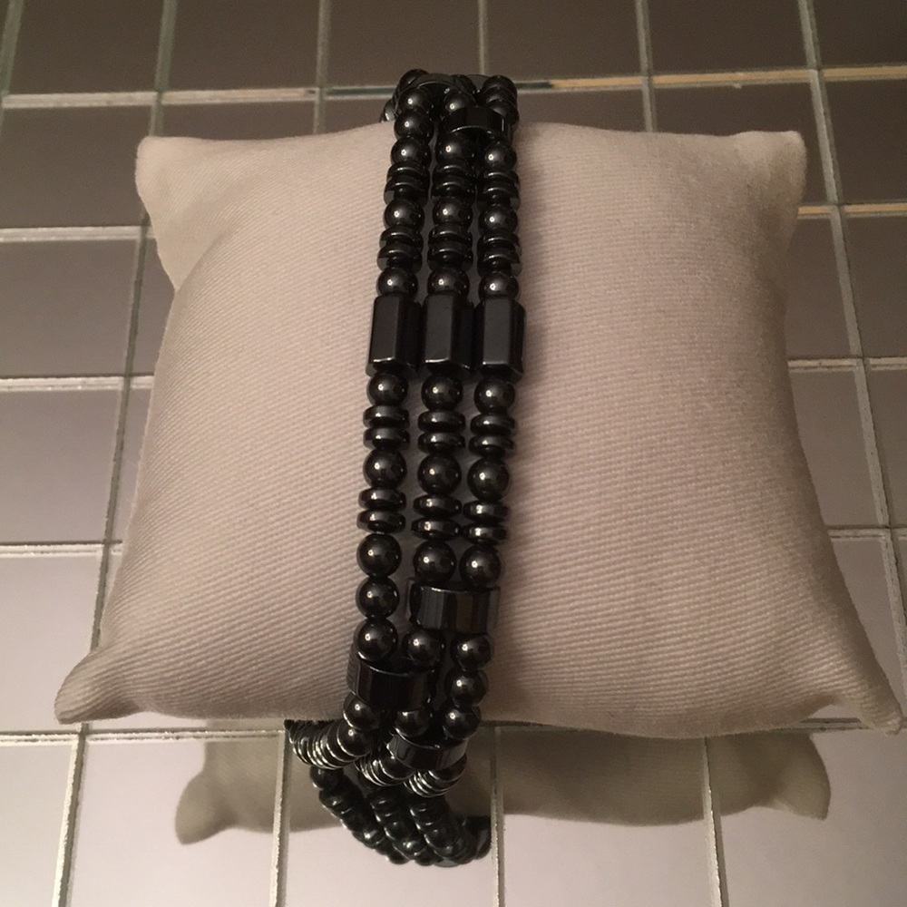 Hematite Necklace & Bracelet Set - Picture 2 of 4